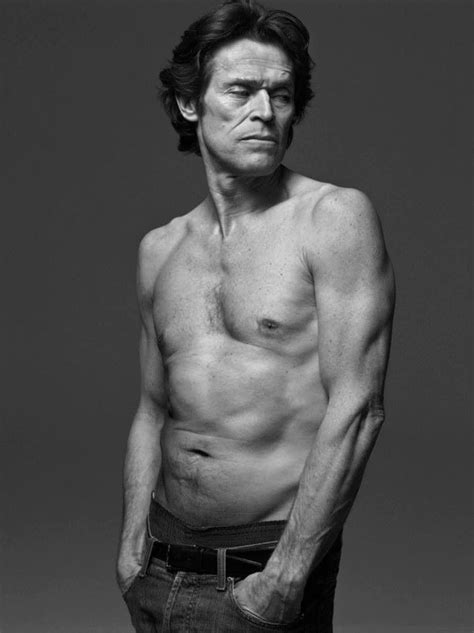 willem dafoe nude|A young, nude, and well